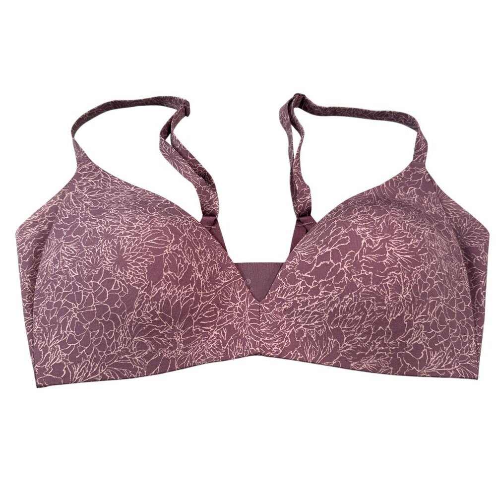 Lululemon Athletica Take Shape Sports Bra Floral Wireless Adjustable Stretch